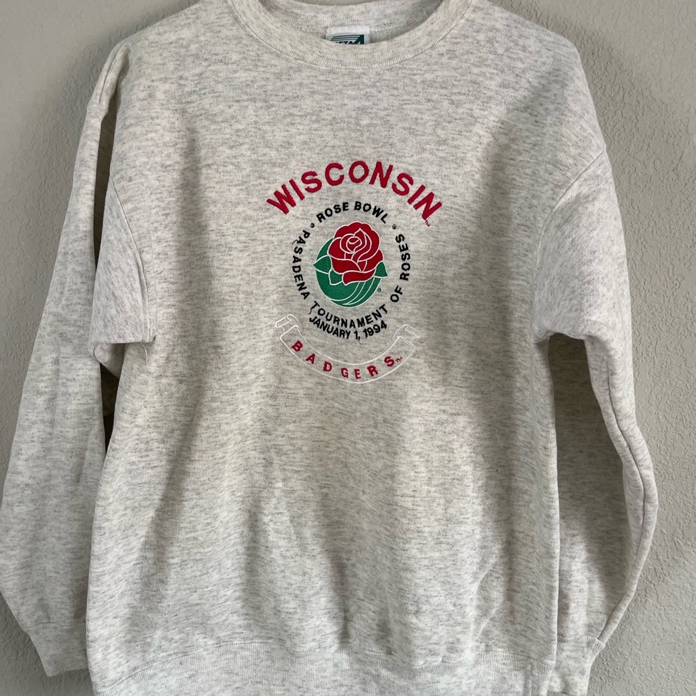 Wisconsin Badgers Rose Bowl Crewneck